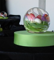 Studio Glass with Spring Tulips